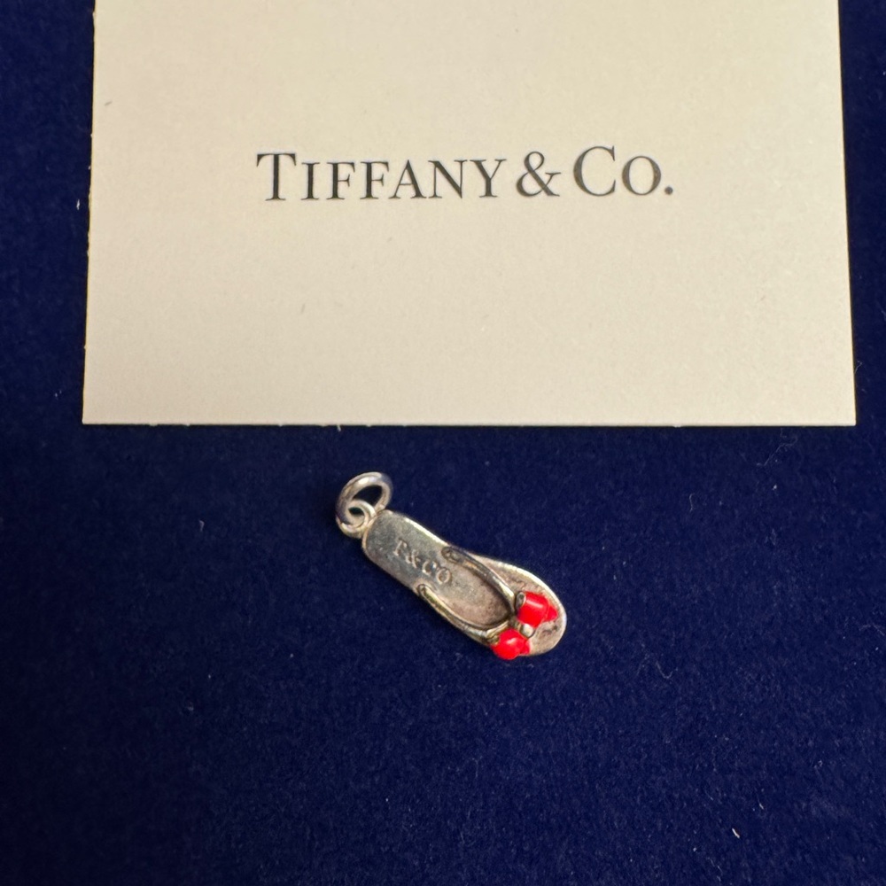 Tiffany and Co. flip flop charm